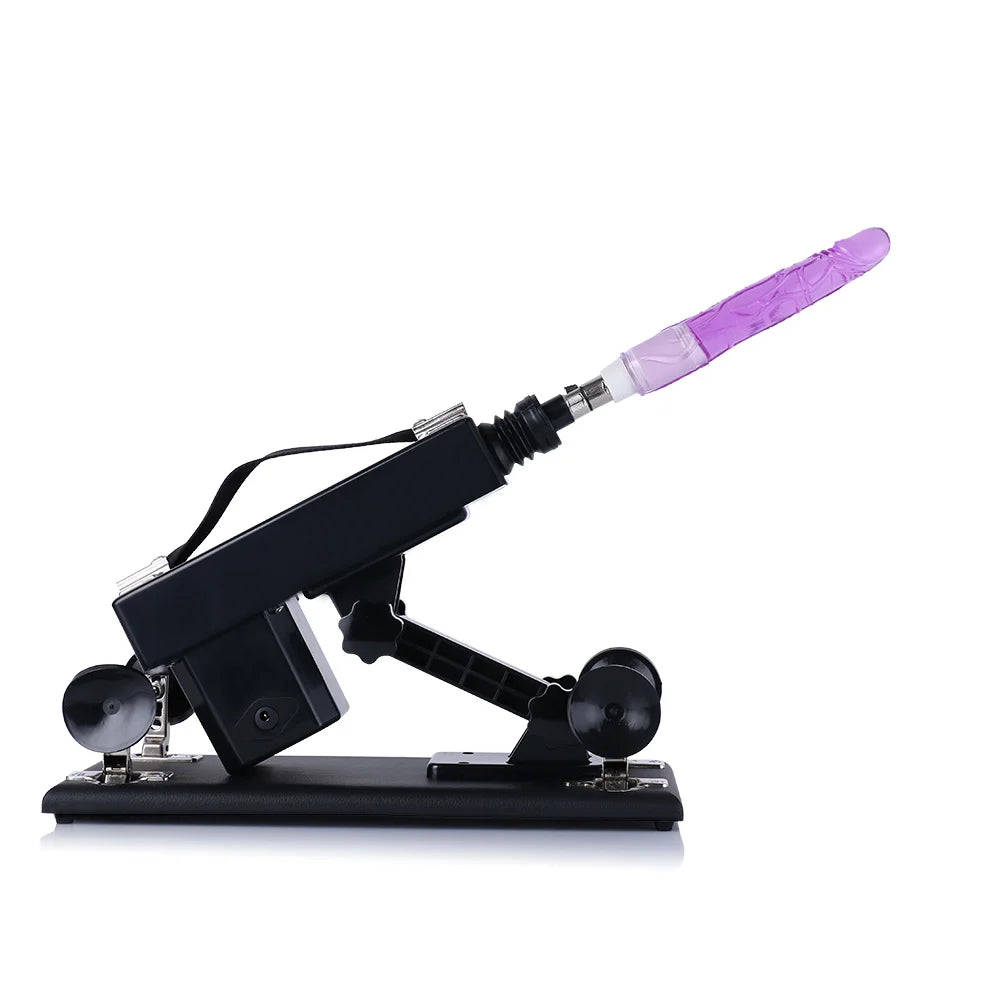 Paquete Zorro Auxfun Máquina de Sexo Básica con 7 accesorios de dildo