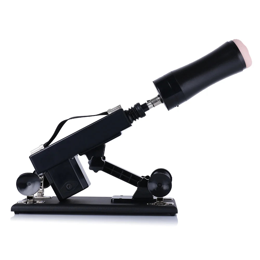 Heteréo Auxfun Basic Sex Machine Con 3 Pocket Pussy! Vagina & Oral/Boca & Ano