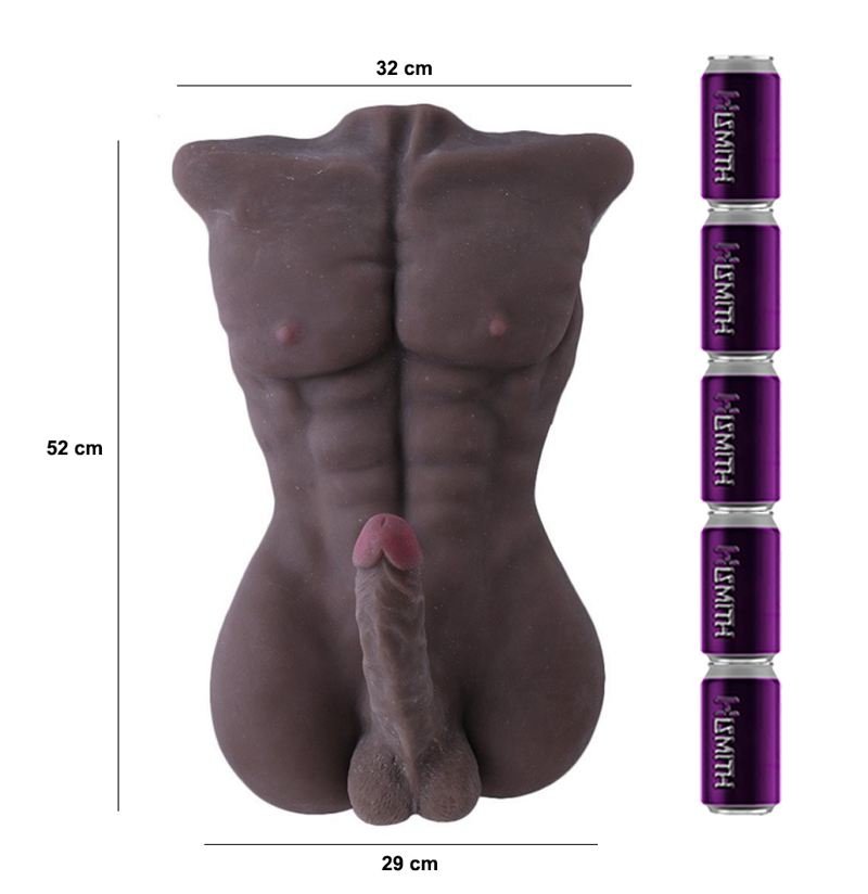 Muñeco Sexual Masculino Anthony – Muñeco Sexual Masculino con Anatomía Realista y Piel de Silicona Lujosa