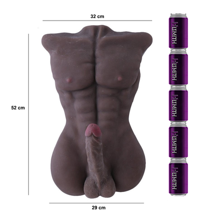 Muñeco Sexual Masculino Anthony – Muñeco Sexual Masculino con Anatomía Realista y Piel de Silicona Lujosa