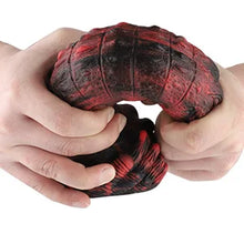 Wildolo Fantasy Crocodilly Dildo de Silicona Negra con Ventosa de 23 cm - Textura Escamosa y Nódulos.
