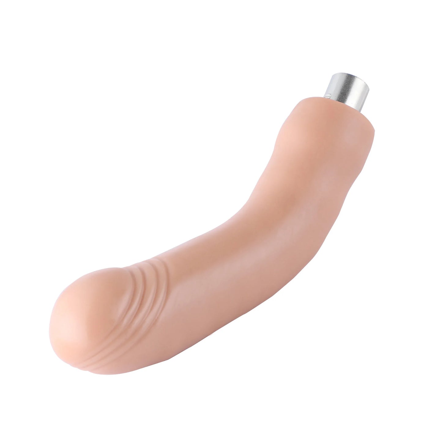 Dildo Flexible 3XLR para Auxfun Basic Sex Machine Beige