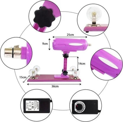 Máquina sexual Auxfun Basic con Dildo