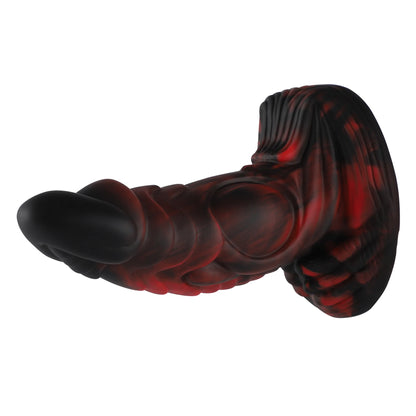 Wildolo Merman Suction Cup Dildo 16 cm Negro | Juguete de silicona realista para estimulación intensa y.