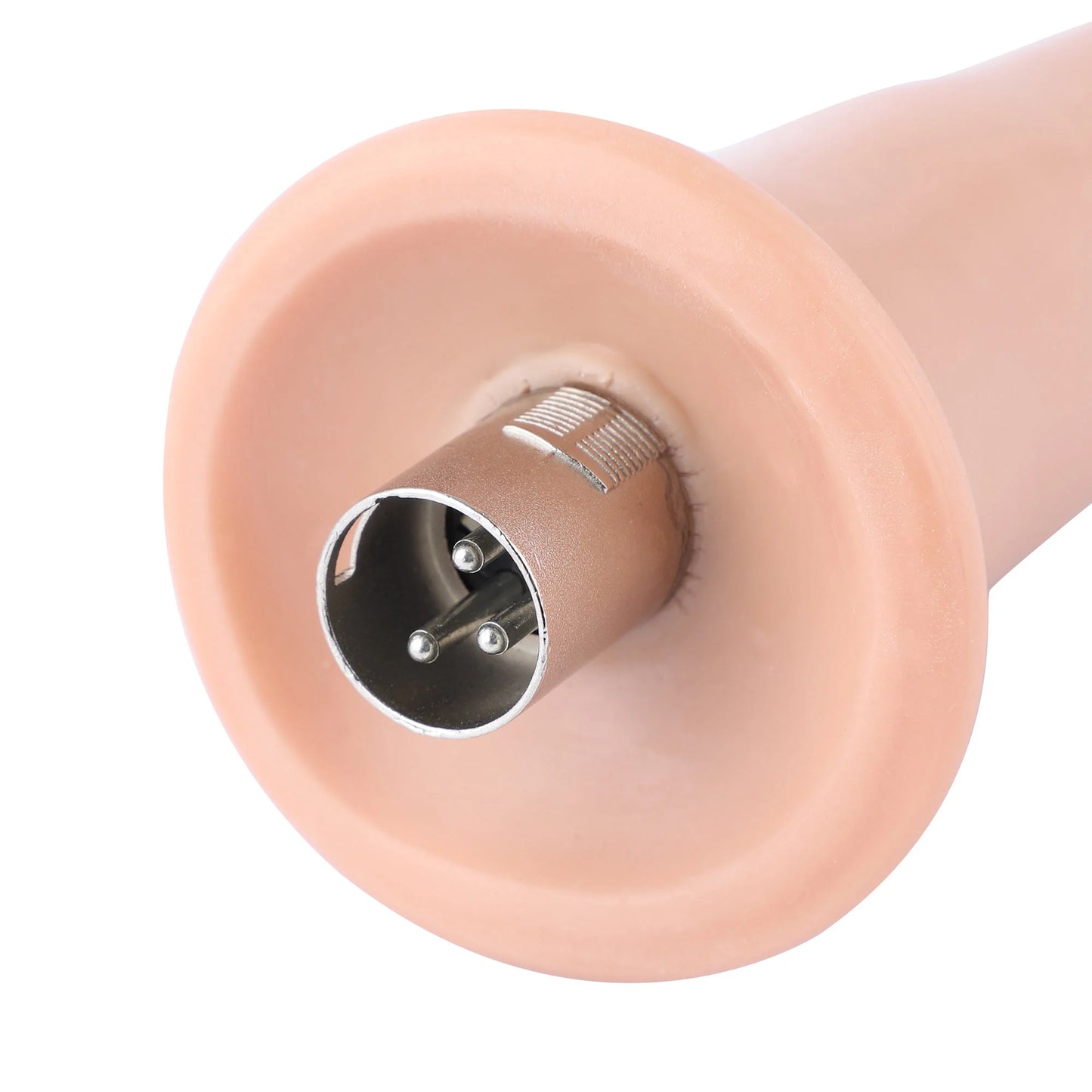 Dildo Anal Suave 3XLR para Máquina de Sexo Básica Auxfun Nude