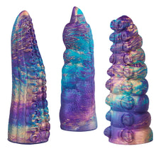Juego de 3 Fundas para Dedos de Fantasía Galáctica | 13 cm de longitud | Silicona de primera calidad | Texturas únicas |.