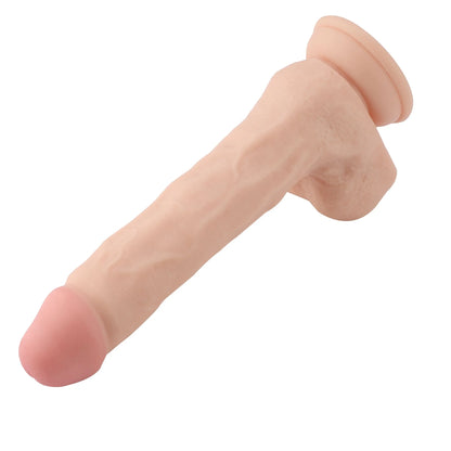 Dildo EZfunLok para máquina de sexo Auxfun Plus Beige 24 cm