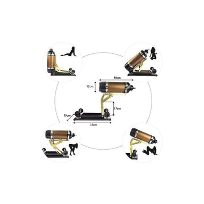 ¡Paquete Boosty Auxfun Basic Sex Machine Muebles sexuales y muchos extras!
