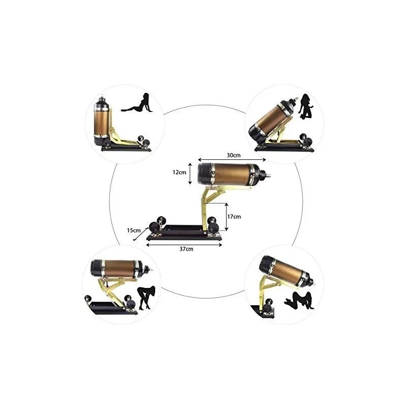 ¡Paquete Boosty Auxfun Basic Sex Machine Muebles sexuales y muchos extras!