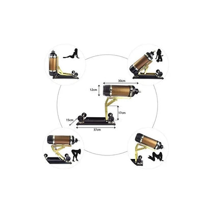 ¡Paquete Boosty Auxfun Basic Sex Machine Muebles sexuales y muchos extras!