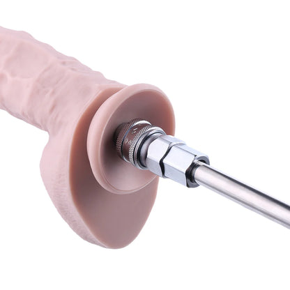Juguetes Tabú Dildo Grande y Grueso de 25 CM de Largo con QAC Nude