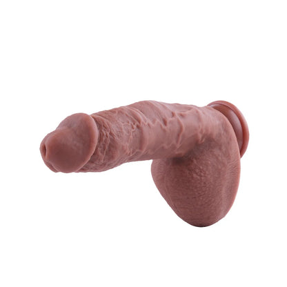Accesorio de Dildo Grueso de 25 CM de Largo Dildo con QAC Marrón