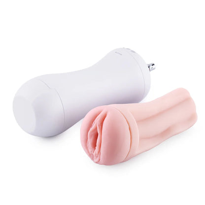 Pocket Pussy para las máquinas sexuales QAC, vagina realista con vibración! Negra