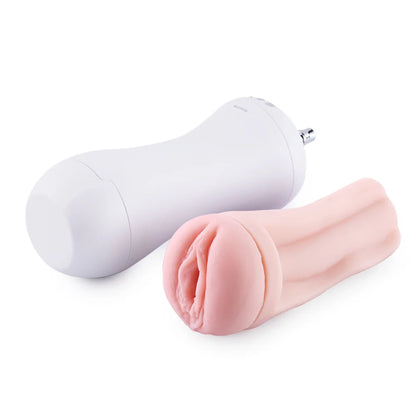Pocket Pussy para las máquinas sexuales QAC, vagina realista con vibración! Negra