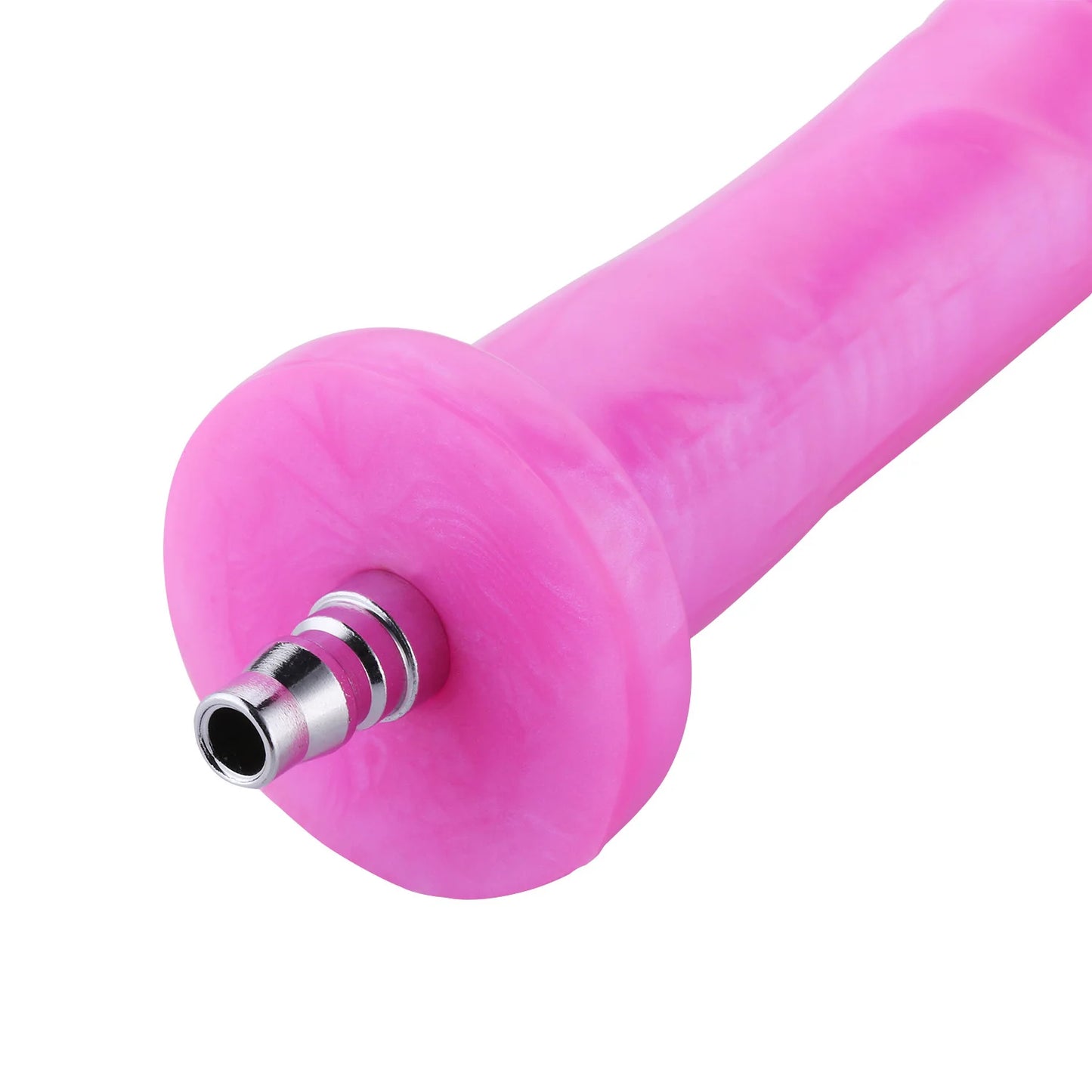 Juguetes Tabú Dildo Médico de Silicona Anal y Vaginal Rosa con QAC