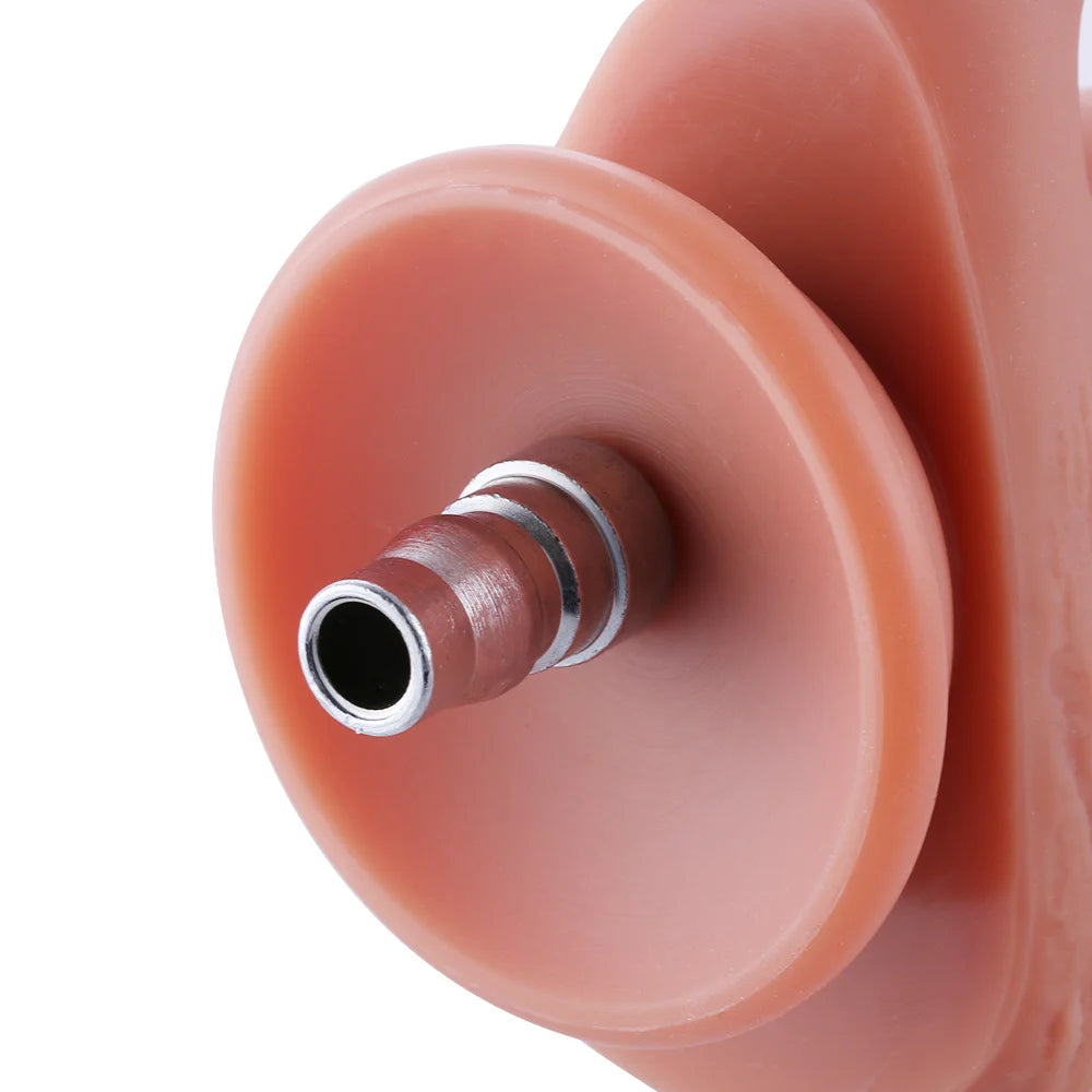 Dildo de Silicona 17CM Conejito y Conector de Aire Rápido