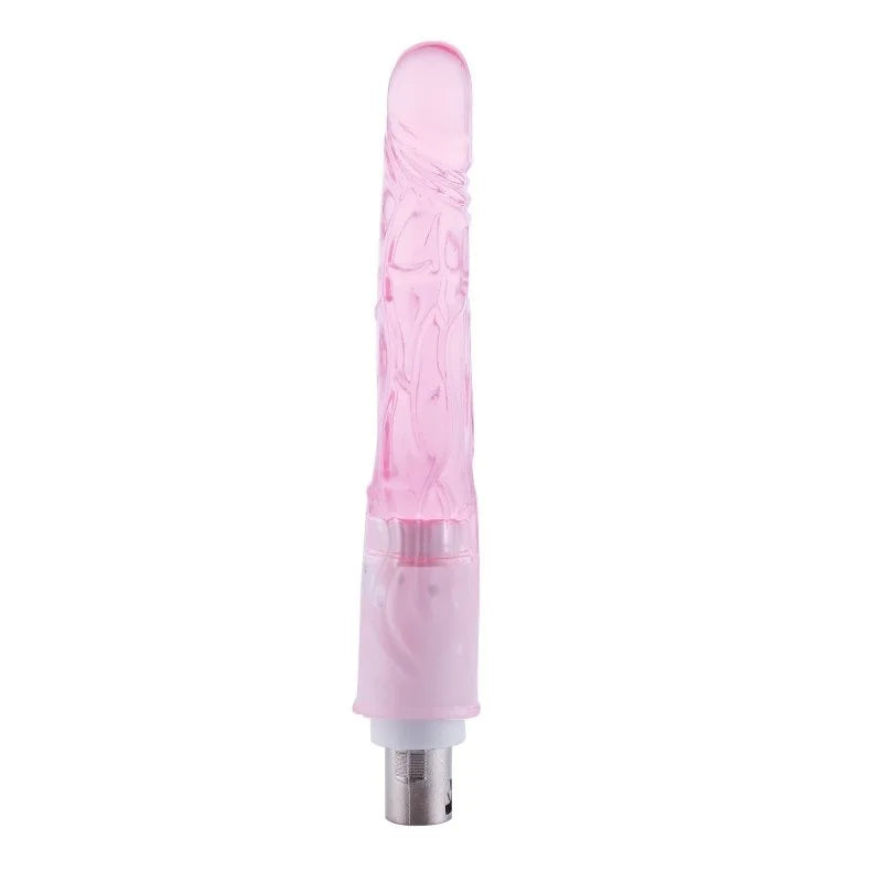 Dildo Anal y Vaginal Rosa Conector 3XLR para la Máquina de Sexo Auxfun Básica