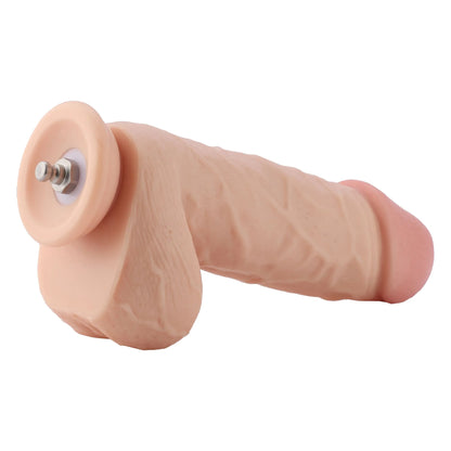 Dildo EZfunLok para máquina de sexo Auxfun Plus 22 cm Extra Grueso