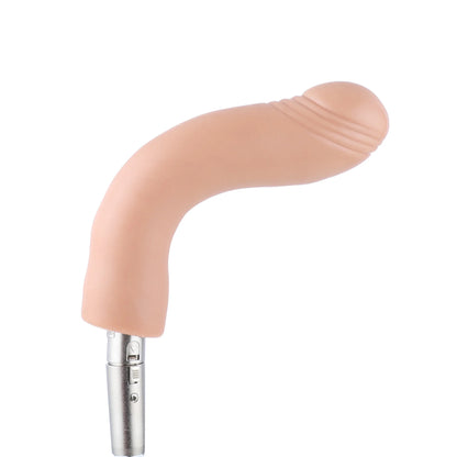 Dildo Flexible 3XLR para Auxfun Basic Sex Machine Beige