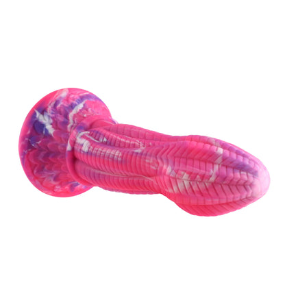 Dildo Anal Fantasía Extra Grande Rosa 26 cm - Potente Ventosa, Placer Máximo y Realista.