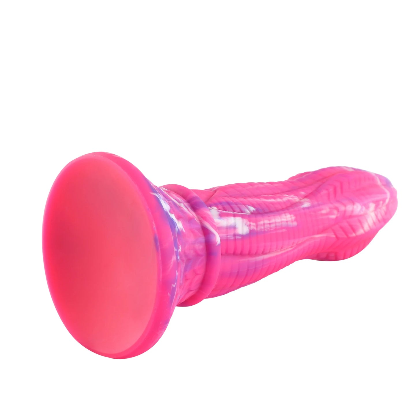 Dildo Anal Fantasía Extra Grande Rosa 26 cm - Potente Ventosa, Placer Máximo y Realista.