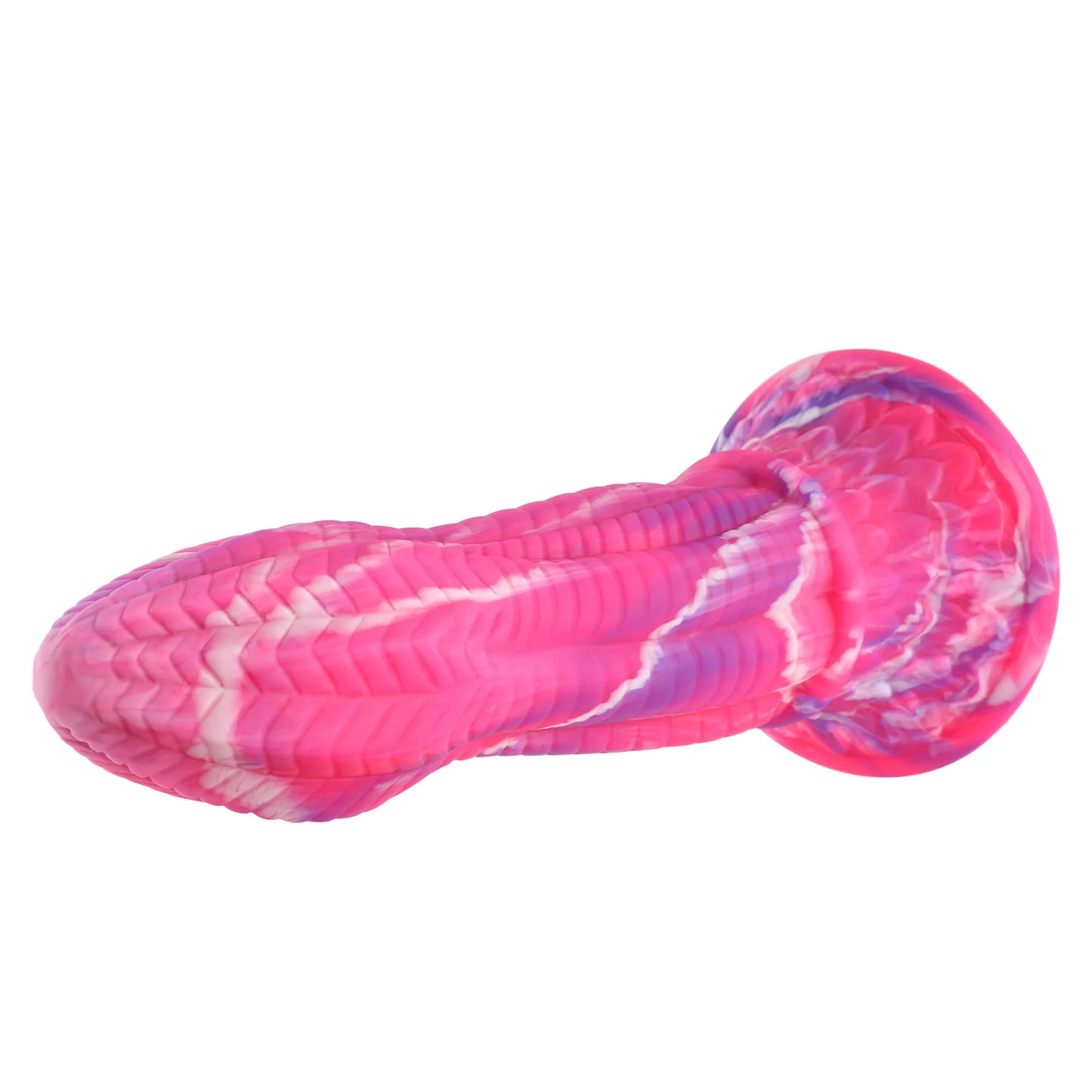 Dildo Anal Fantasía Extra Grande Rosa 26 cm - Potente Ventosa, Placer Máximo y Realista.