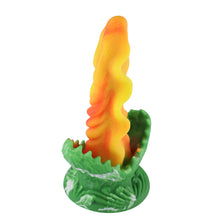 Dildo Mushu de 22 cm con potente ventosa | Dildo de silicona realista con estrías para intensidad.