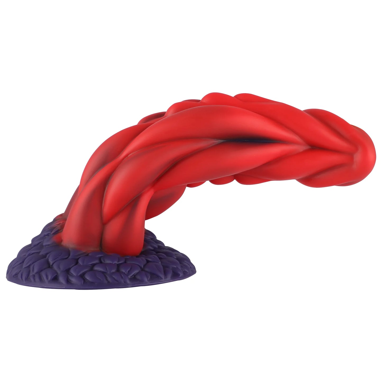 Wildolo Fantasy Suction Cup Dildo Nesbu - 21 cm, Rojo | Juguete vibrador de silicona realista para intensas.