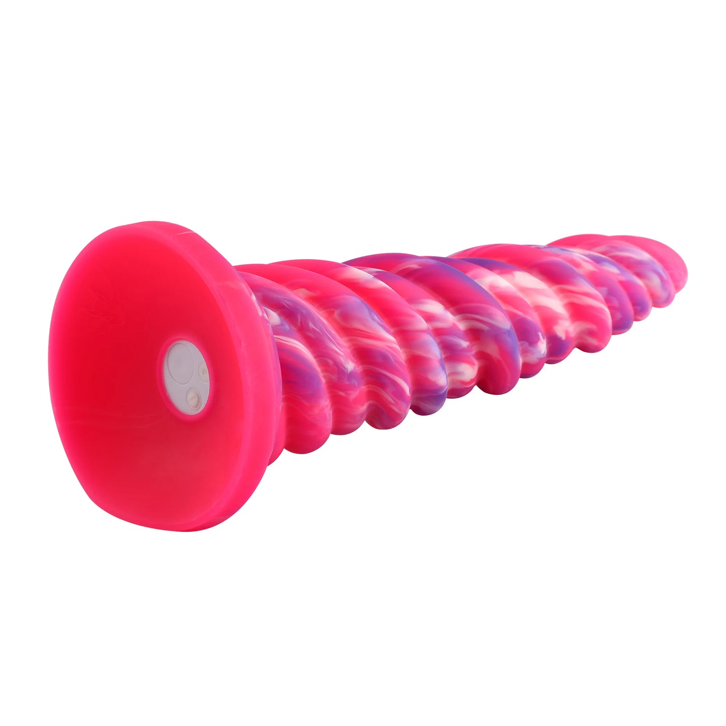 Dildo Anal de Silicona Premium con Diseño Único, Vibración - Placer Manos Libres - 25 cm
