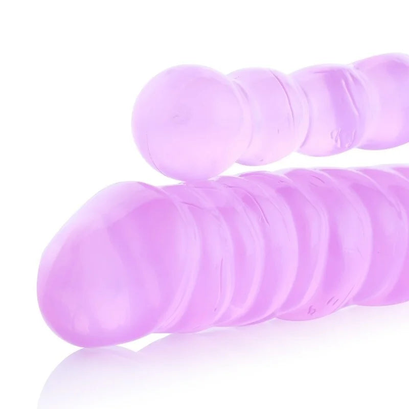 Dildo de doble estriado 3XLR para la máquina de sexo básica Auxfun