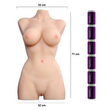 Muñeca Sexual Femenina Liza – Muñeca Sexual Femenina Realista con Piel de Silicona Suave y Forma de Cuerpo Seductora