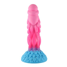 Wildolo® Fantasy Suction Cup Dildo Nesbu - 21 cm de longitud, eje extra estructurado, diversión manos libres