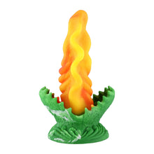 Dildo Mushu de 22 cm con potente ventosa | Dildo de silicona realista con estrías para intensidad.