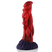 Wildolo Fantasy Suction Cup Dildo Nesbu - 21 cm, Rojo | Juguete vibrador de silicona realista para intensas.