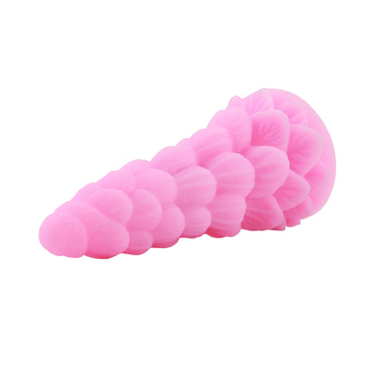 Dildo Fantasía que Brilla en la Oscuridad de 21 cm con Vibración y Ventosa | Control Remoto y App, 10.
