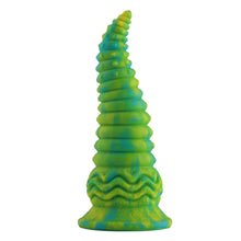 Dildo de silicona con ventosa que brilla en la oscuridad de 24 cm - Diseño realista para placer manos libres