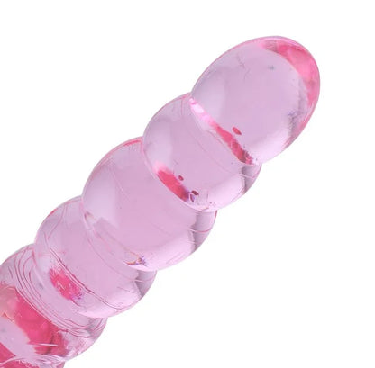 Dildo Anal Estriado Conector 3XLR para Máquina de Sexo Auxfun Básica
