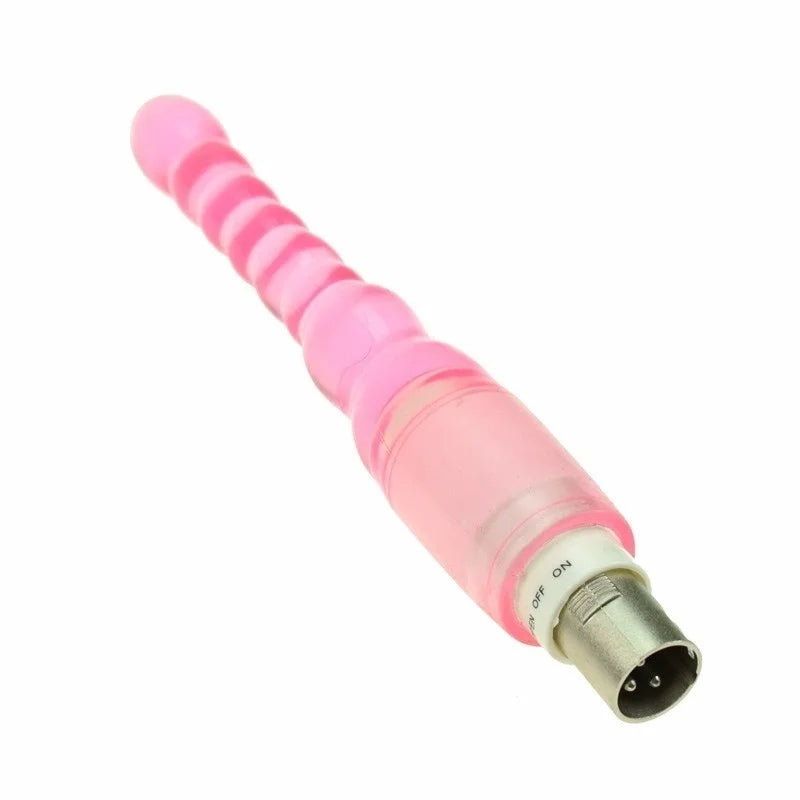 Dildo Anal Estriado Básico 3XLR 19 CM para la Máquina de Sexo Auxfun Básica