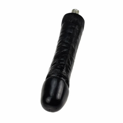 Dildo Negro Extra Grande para la Máquina de Sexo Auxfun Basic 3XLR 24 CM