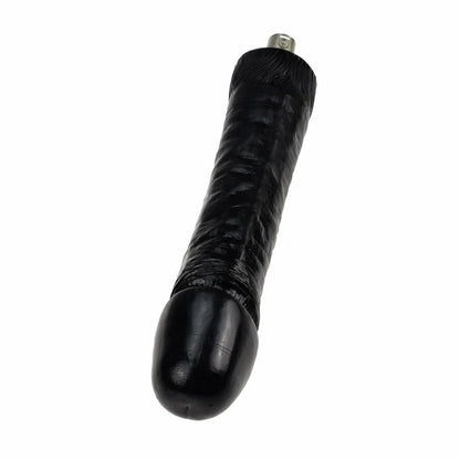 Dildo Negro Extra Grande para la Máquina de Sexo Auxfun Basic 3XLR 24 CM