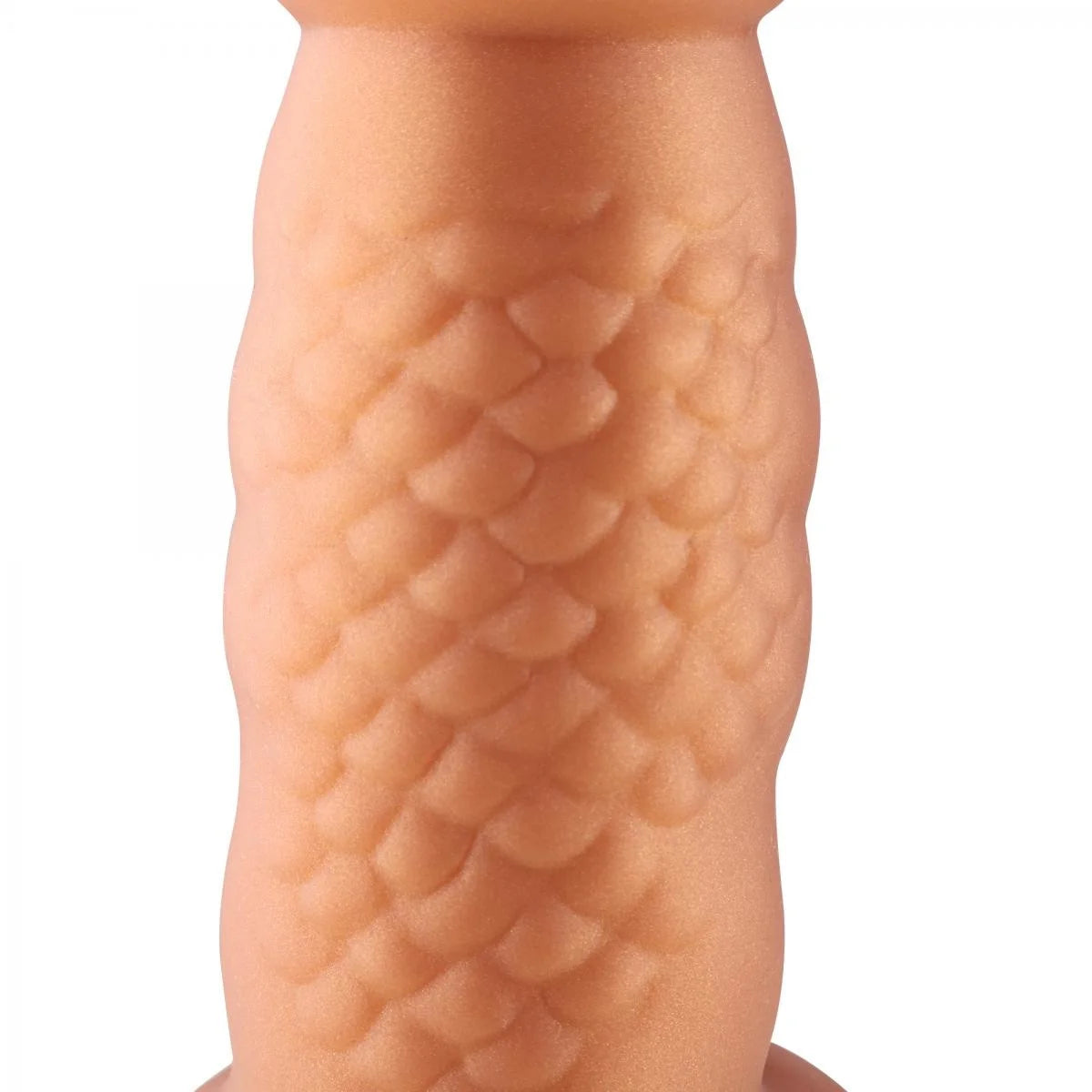 Dildo de Ventosa Hippo Fantasy XL 20 cm - Forma Única, Bultos y Estrías para Estimulación Intensa