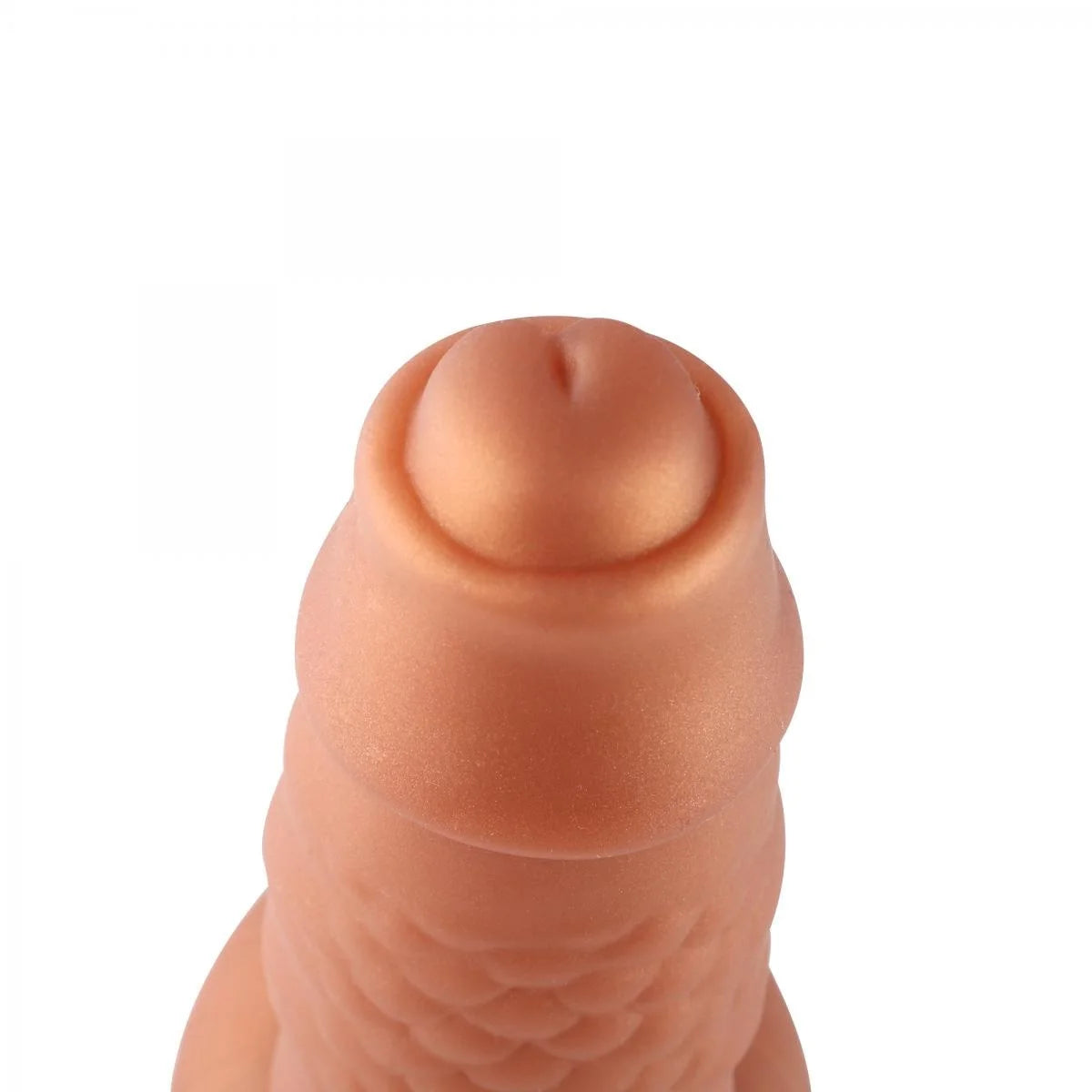 Dildo de Ventosa Hippo Fantasy XL 20 cm - Forma Única, Bultos y Estrías para Estimulación Intensa