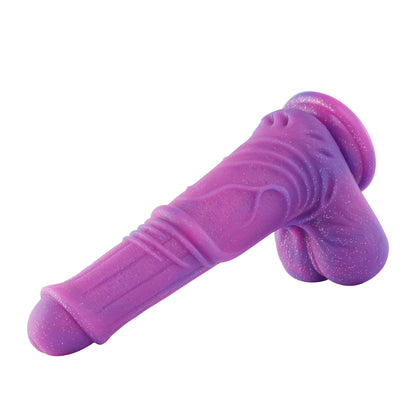 Dildo de Ventosa de Monstruo Caballo de Fantasía - Tamaño XXL 27 cm - Silicona Premium - Uso Anal y Vaginal -.