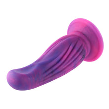 Dildo Anal Flexible de 25 cm con Potente Ventosa | Taboo Toys Juguete de Silicona Ribeteado de Melón para Intenso.