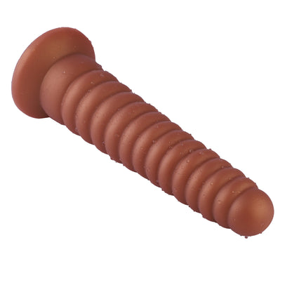 Experimenta la Estimulación Última con el Dildo de Ventosa con Costillas Anal Tower - Tamaño XXL (26 cm)