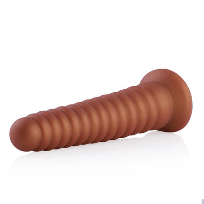 Experimenta la Estimulación Última con el Dildo de Ventosa con Costillas Anal Tower - Tamaño XXL (26 cm)