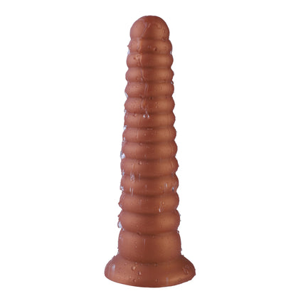 Experimenta la Estimulación Última con el Dildo de Ventosa con Costillas Anal Tower - Tamaño XXL (26 cm)