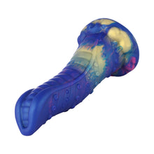 Dildo de 21 cm de lengua azul monstruosa con ventosa | Silicona texturizada | Envío rápido