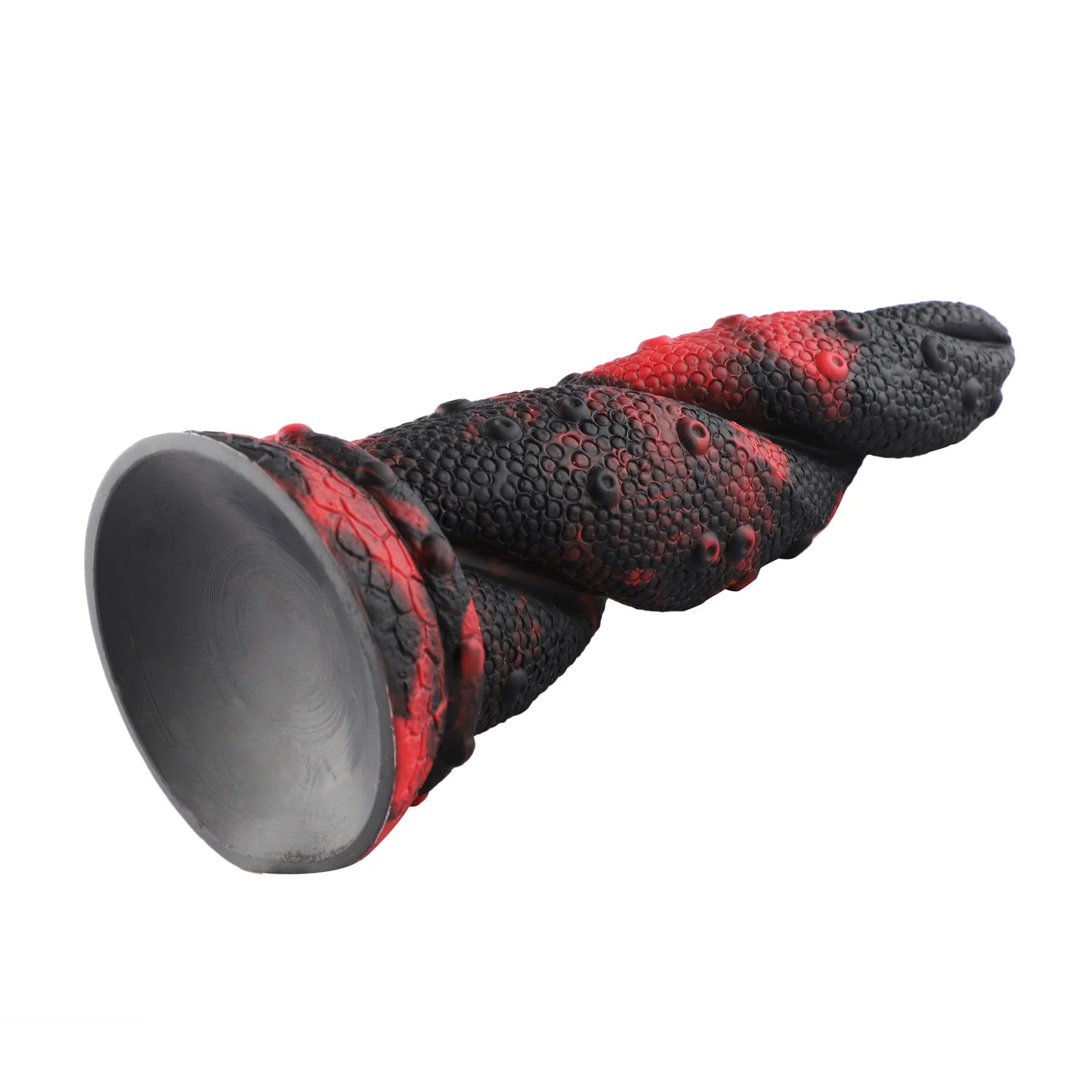 Dildo de monstruo de fantasía con ventosa 21 cm serpiente trenzada - Juguete de silicona realista para intensas.