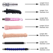 Auxfun® Máquina de Sexo Básica - Paquete Mateo con Dildos y Accesorios